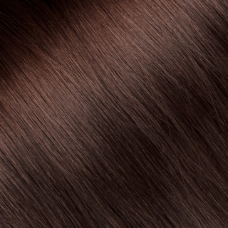 Clip in Hair extension № 6, light chestnut