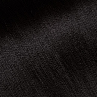 Flat tip Hair Extension № 1, black