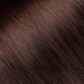 Flat tip Hair Extension № 6, light chestnut
