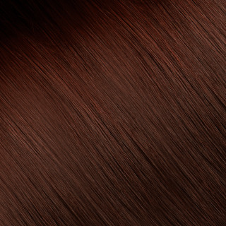 Flat tip Hair Extension № 32, mahagany chestnut