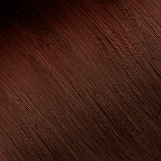 Flat tip Hair Extension № 33, light mahogany chestnut
