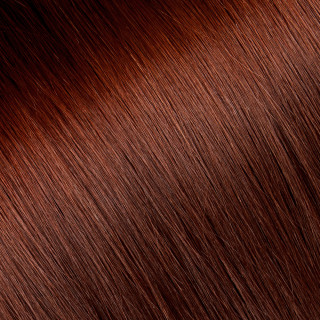 Flat tip Hair Extension № 35, deep red