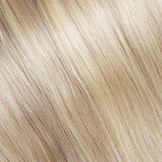 Flat tip Hair Extension № 140, golden ultra blonde